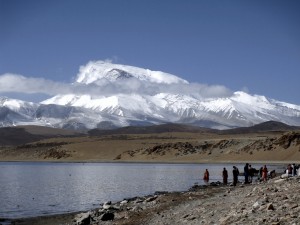 Himalays at Lake Manosovar